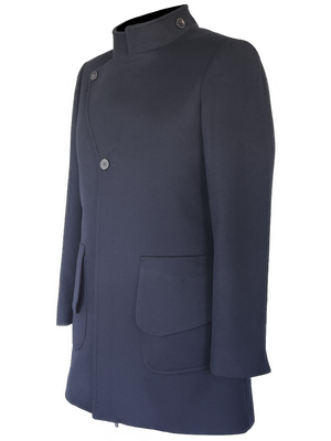 
                  
                    Load image into Gallery viewer, Coat Oscarlino Cashmere Blue
                  
                